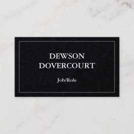 ödmjukt, enkelt och minimalistiskt Affärskort Visitkort