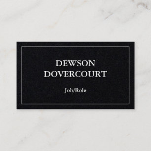 ödmjukt, enkelt och minimalistiskt Affärskort Visitkort