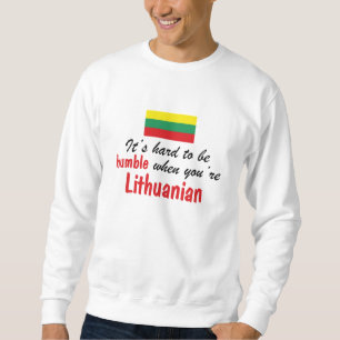 Ödmjukt litauiskt lång ärmad tröja