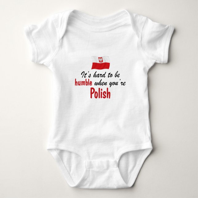 Ödmjukt polskt t shirt (Framsida)