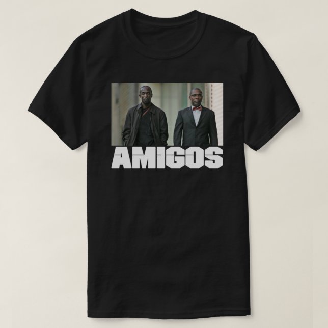 ODNK - Omar Little &amp; Brother Mouzone (Wire) T Shirt (Design framsida)