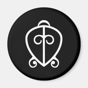 Odo Nnyew Fie Kwan driver av kärleksymbol Magnet