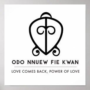 Odo Nnyew Fie Kwan driver av kärleksymbol Poster