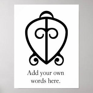 Odo Nnyew Fie Kwan driver av kärleksymbol Poster