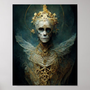 Odöda Archangel Mörk Gothic Fantasy Art Poster