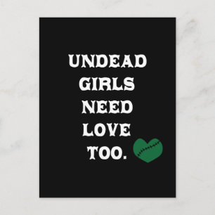 Odöda Girls behöver även Kärlek Vykort