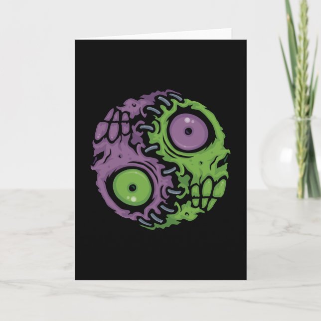 Odöda Harmony: Zombie Yin Yang Symbol Kort (Framsida)
