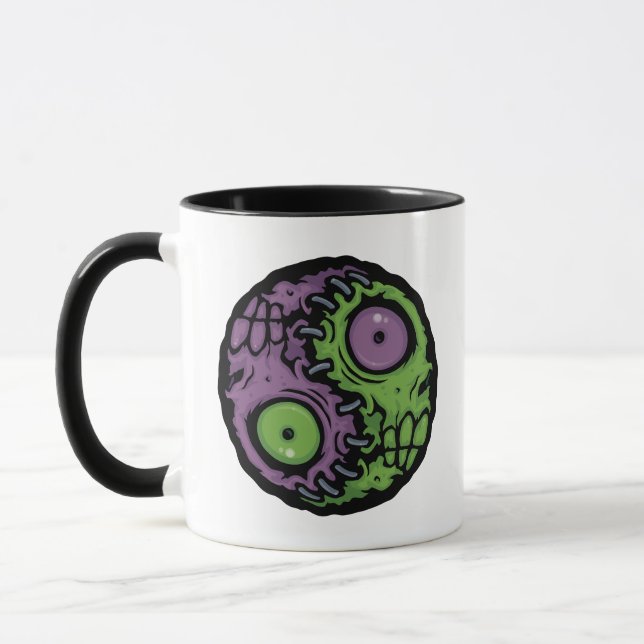 Odöda Harmony: Zombie Yin Yang Symbol Mugg (Vänster)
