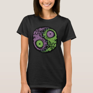 Odöda Harmony: Zombie Yin Yang Symbol T Shirt