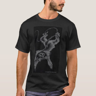 Odödaapa med harmonicaen t-shirt
