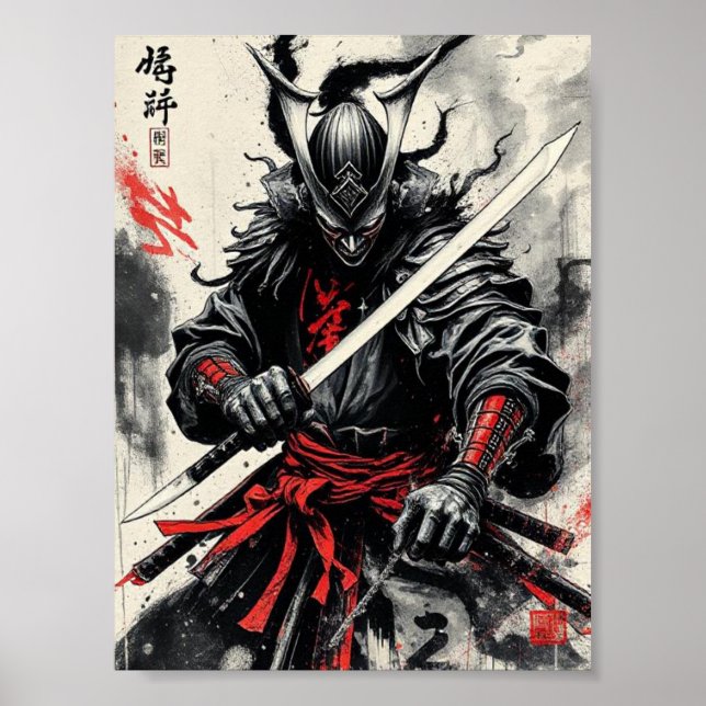 Odödans mörk samurai poster (Framsidan)