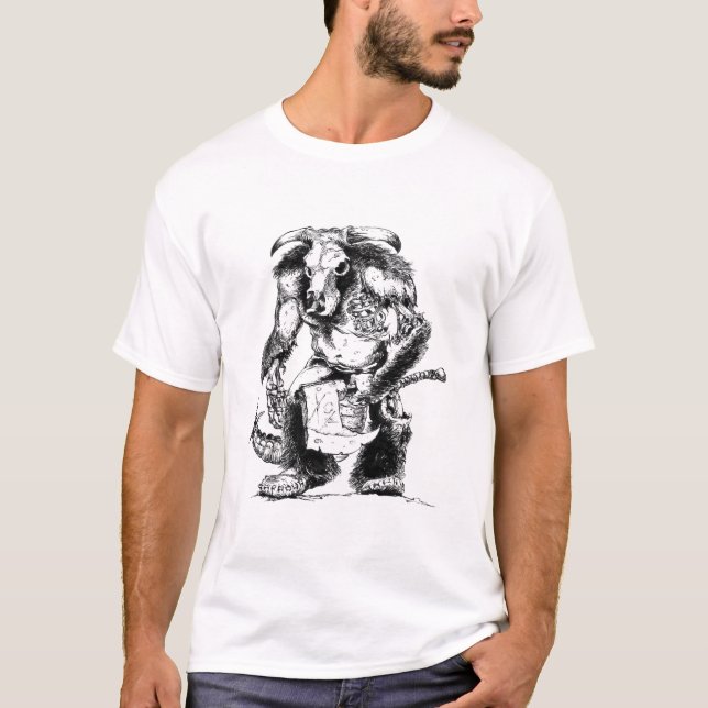OdödaZombie Minotaur T Shirt (Framsida)