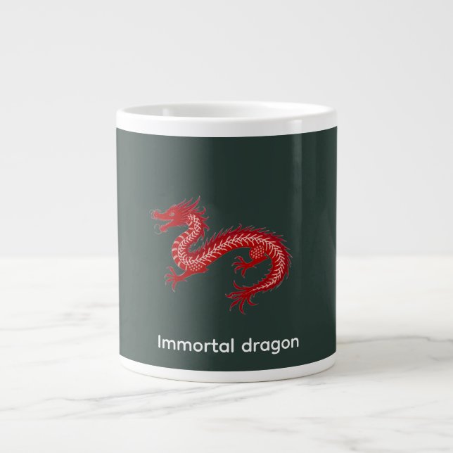 Odödlig Drak Jumbo Mugg (Framsidan)