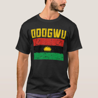 Odogwu Biafran Flag Design T Shirt