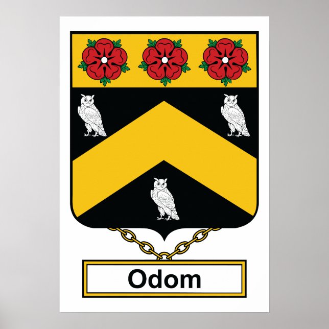 Odom Family Crest Poster (Framsidan)