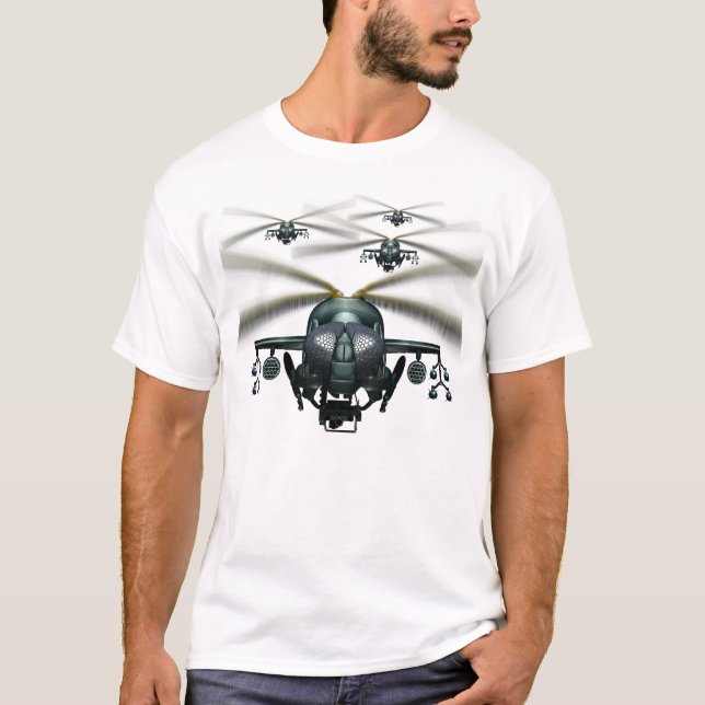 OdonataCopter Gunship Tee Shirt (Framsida)