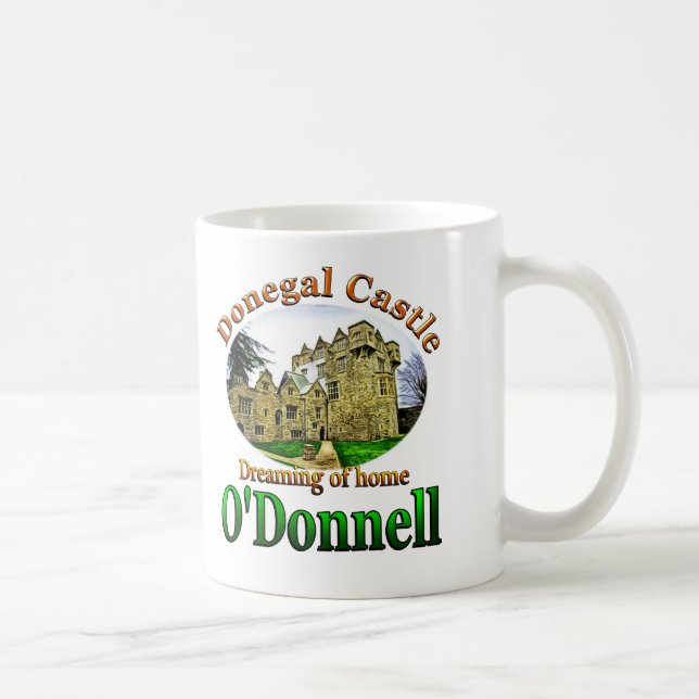 O'Donnell drömma av det hem- Donegal slottet Kaffemugg (Höger)