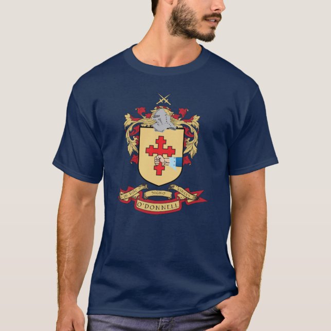 ODonnell Family Crest T Shirt (Framsida)