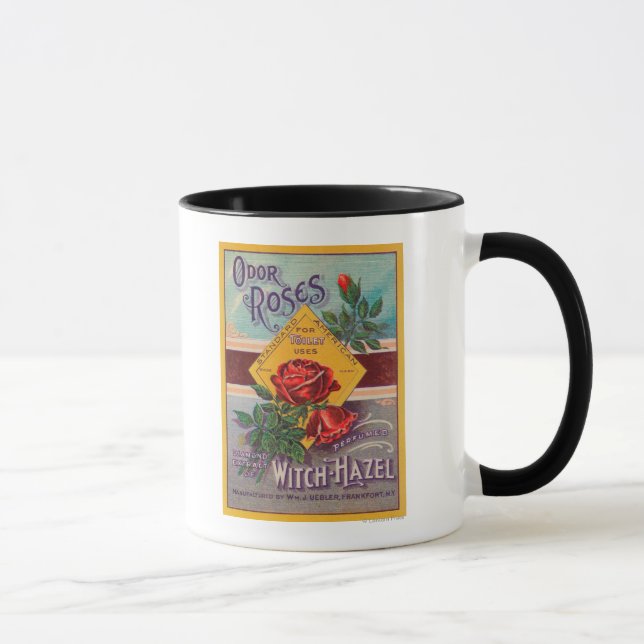 Odor Ro Witch-Hazel LabelFrankfort, NY Mugg (Höger)