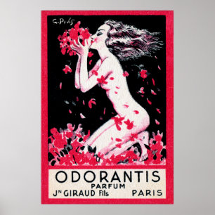Odorantis fransk parfym 1922 poster