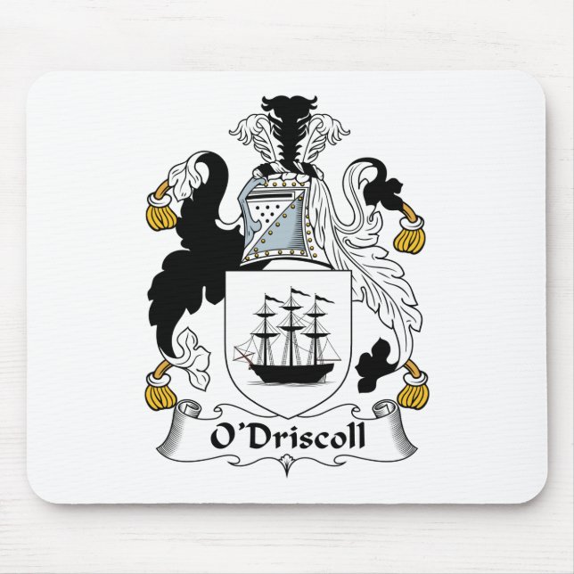O'Driscoll familjvapensköld Musmatta (Framsidan)
