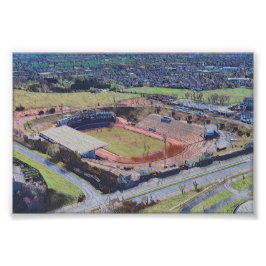 Odsal Stadium, Bradford Aerial Art Fototryck