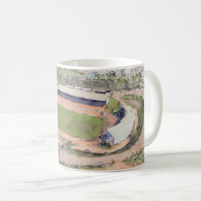 Odsal Stadium, Bradford Flygbildskonst Kaffemugg (Framsida höger)