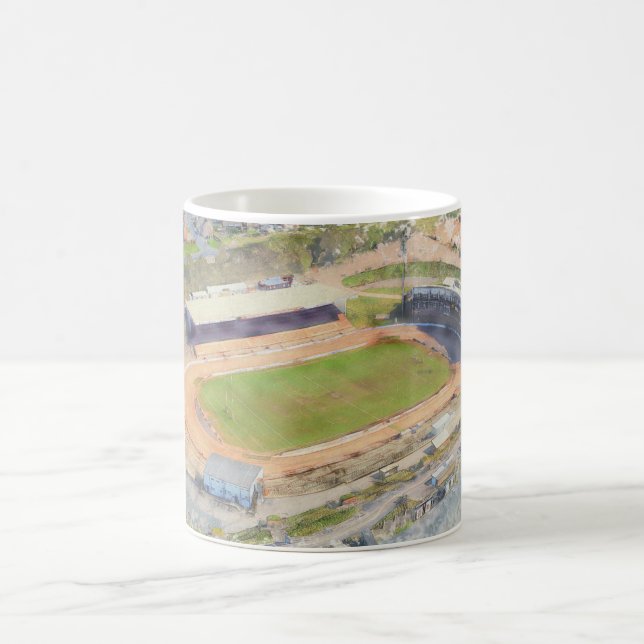 Odsal Stadium, Bradford Flygbildskonst Kaffemugg (Center)