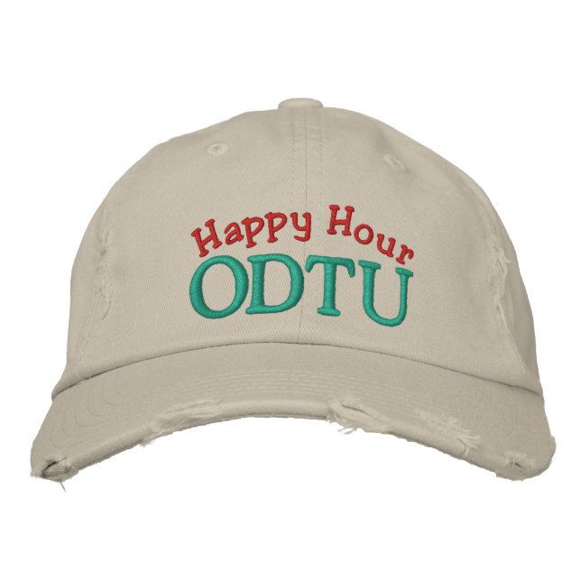 ODTU - Off Duty Tekers Union Cap - SRF Broderad Keps (Framsida)