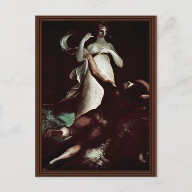 Odysseus förlisning av Johann Heinrich Füssl Vykort (Framsida)