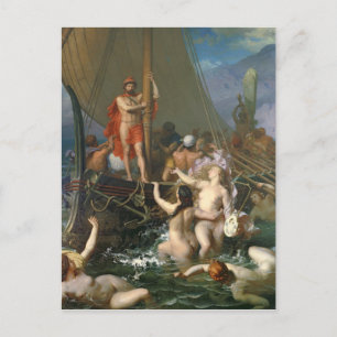 Odysseus och Sirens 2 Vykort