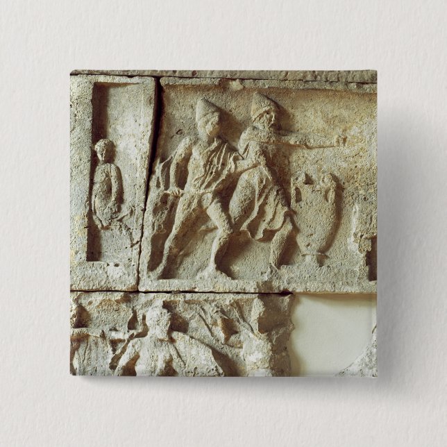 Odysseus som upptäcker friarna av hans fru knapp (Framsida)
