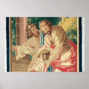 Odysseus tillsammans med Telemachus Poster