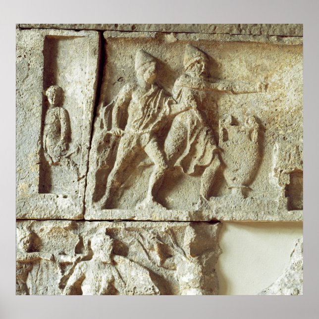 Odysseus upptäcker sina makars följare poster (Framsidan)