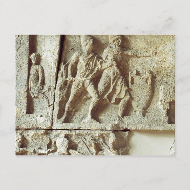 Odysseus upptäcker sina makars följare vykort (Framsida)