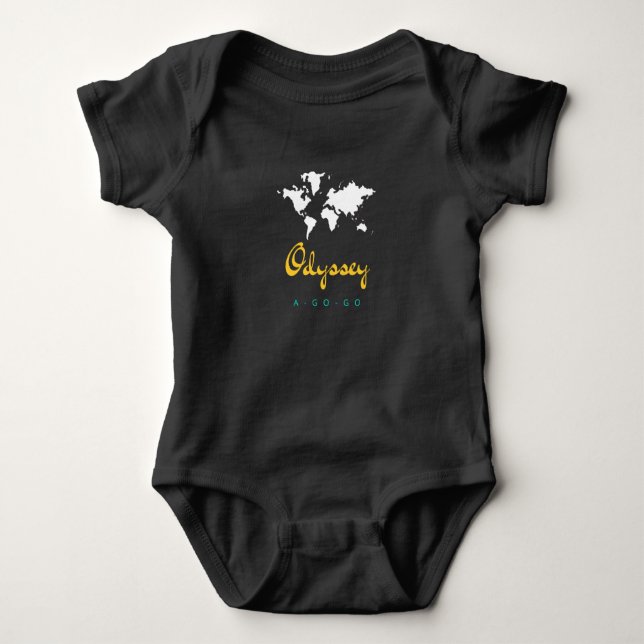 Odysseyen En-Gå-Går babyjumper T Shirt (Framsida)