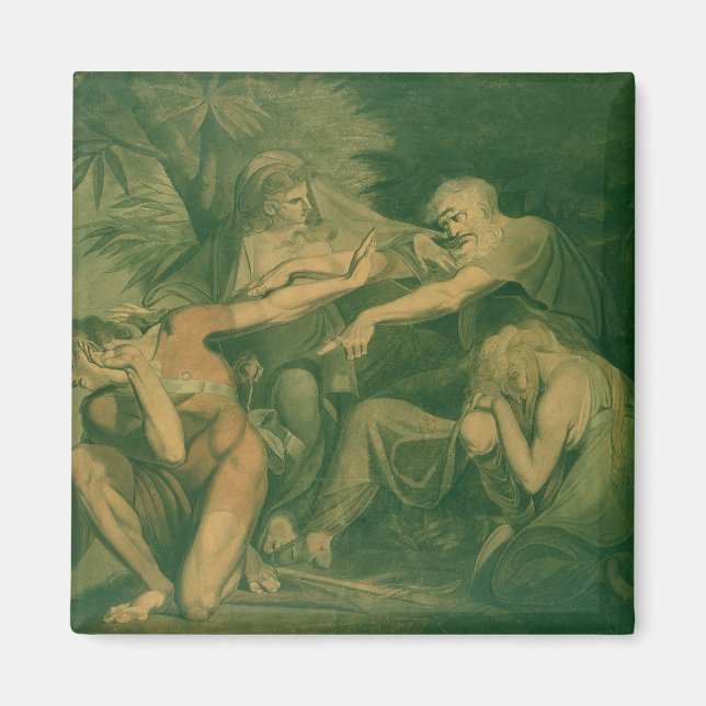 Oedipus förbannar sin son Polynices - "Go to Ruin, Magnet (Framsidan)