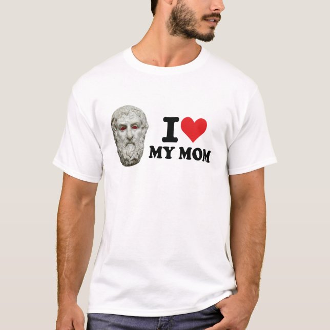 Oedipus "I kärlek my mamma" T-Shirt (Framsida)