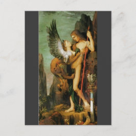 Oedipus och Sphinx av Gustave Moreau Vykort