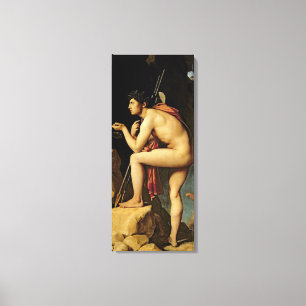 Oedipus och sphinxen, 1808 canvastryck