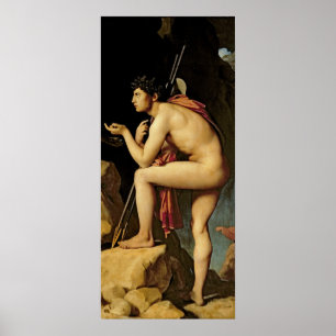Oedipus och sphinxen, 1808 poster