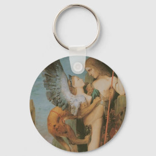 Oedipus och sphinxen nyckelring
