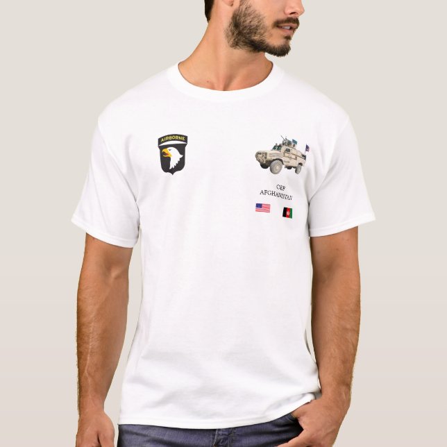 OEF AFGHANISTAN\AIRBORNE 1 TEE SHIRT (Framsida)