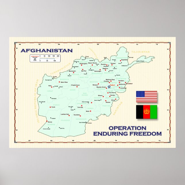 OEF Karta Poster (Framsidan)