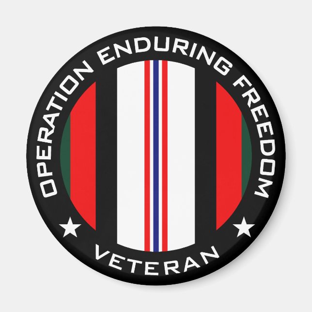 OEF Veteran Magnet (Framsidan)