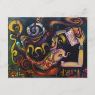 Oefterlämande betalkort vykort