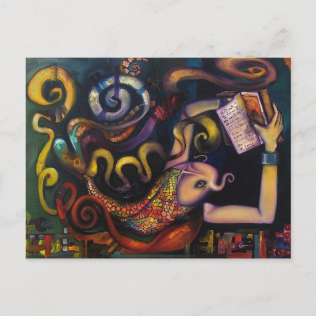 Oefterlämande betalkort vykort (Framsida)