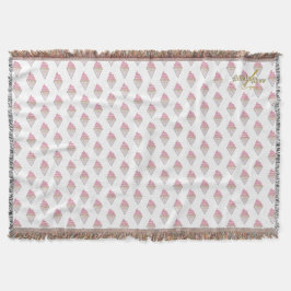 Oemotståndlig dekorativ slagg av iskräm filt