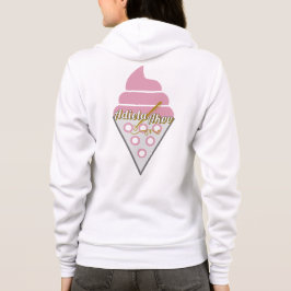 Oemotståndlig Ice Cream Fullt Zip Hoodie T Shirt