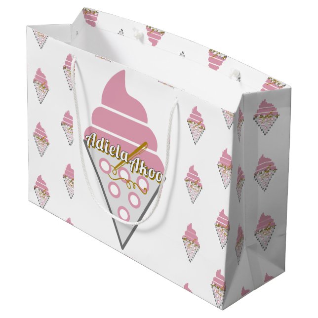 Oemotståndlig Ice Cream Gift Bag av Adiela Akoo (Baksidan Vinklad)